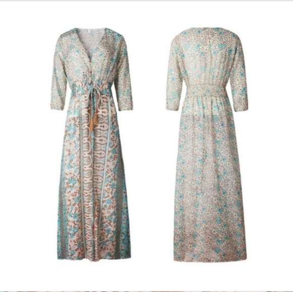 ❤Summer Boho style  Beach Maxie Dress ❤ - Picture 2 of 7
